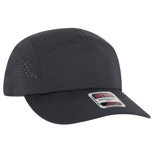 OTTO CAP 5 Panel Running Hat w/ Elastic Soft Visor