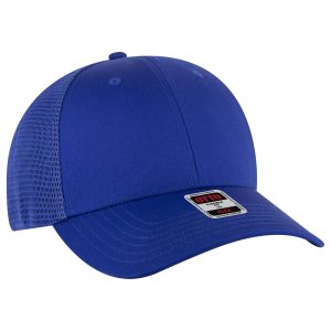 OTTO CAP "OTTO FLEX" Fitted 6 Panel Low Profile Mesh Back Trucker Hat