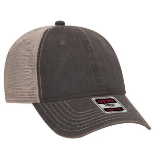 OTTO CAP 6 Panel Low Profile Mesh Back Trucker Dad Hat