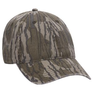 OTTO CAP Mossy Oak Camouflage 6 Panel Low Profile Dad Hat