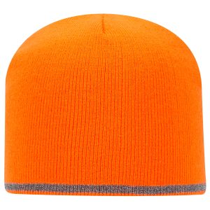 OTTO CAP 9" Classic Knit Beanie w/ Reflective Stripe