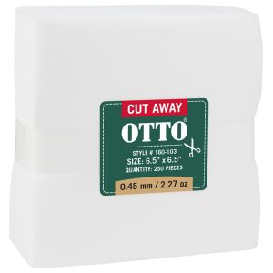 OTTO Embroidery Stabilizer Backing Cut Away Sheets