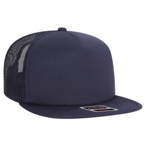 OTTO CAP "OTTO SNAP" 5 Panel Mid Profile Mesh Back Trucker Snapback Hat