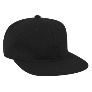 OTTO CAP 6 Panel Mid Profile Flat Visor Strapback Hat