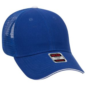OTTO CAP 6 Panel Low Profile Mesh Back Trucker Hat